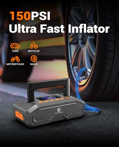 Jump Starter with Air Compressor