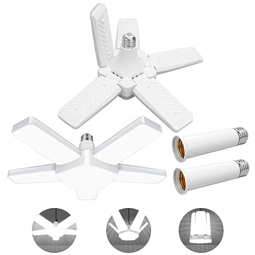 5 Panel LED Garage Light 2 Pack