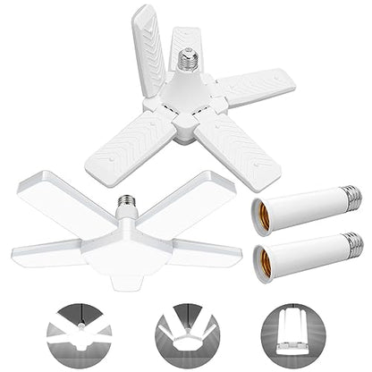 5 Panel LED Garage Light 2 Pack