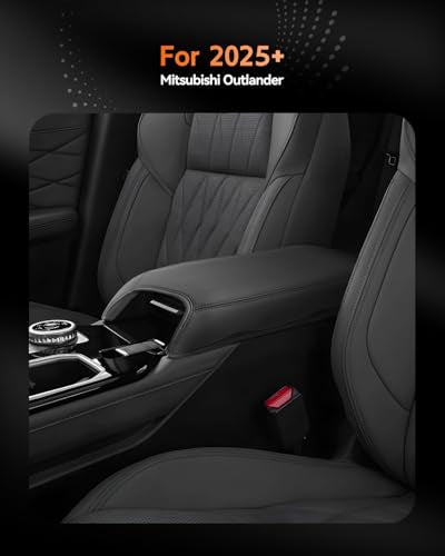 for 2025 2026 Mitsubishi Outlander Center Console Cover Armrest Box Cover for Outlander Accessories Console Arm Rest Protector