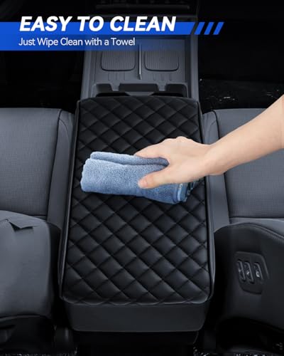 Santa Fe Armrest Cover for 2024 2025 2026 Hyundai Santa Fe MX5 Accessories Center Console Middle Lid Pad Protector for Car Elbow Rest