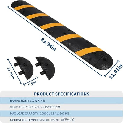 84'' Rubber Speed Bump