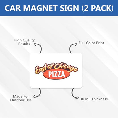 Custom Car Magnet Signs for Advertising and Promotion (2 Count)
