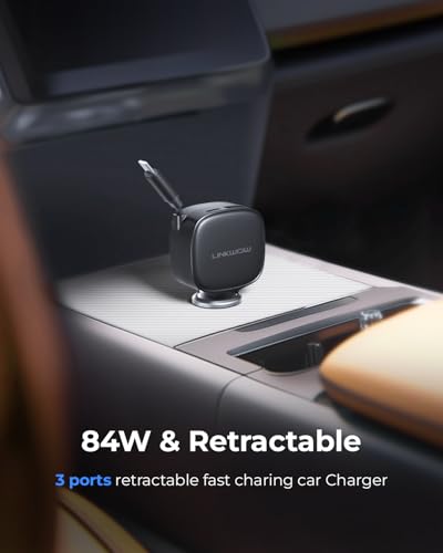 Retractable Car Charger USB C