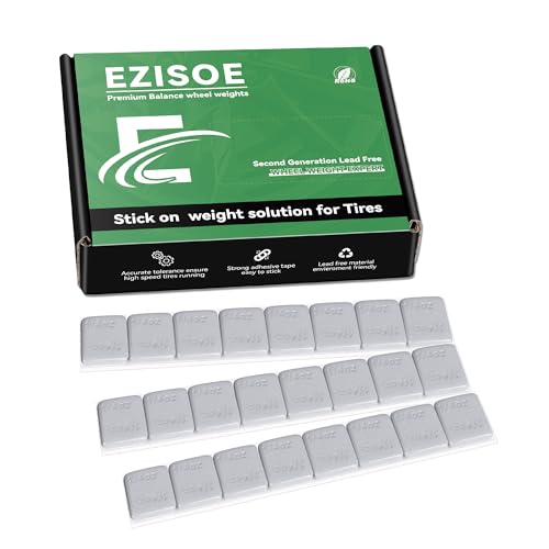 1 4 oz Stick On Wheel Weights 240pcs Easy Peel Grey