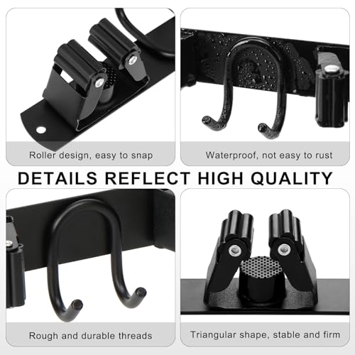 Broom Holder Wall Mount