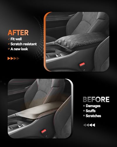 for 2024 2025 2026 Dodge Charger Daytona Center Console Cover Armrest Box Cover for Charger Daytona