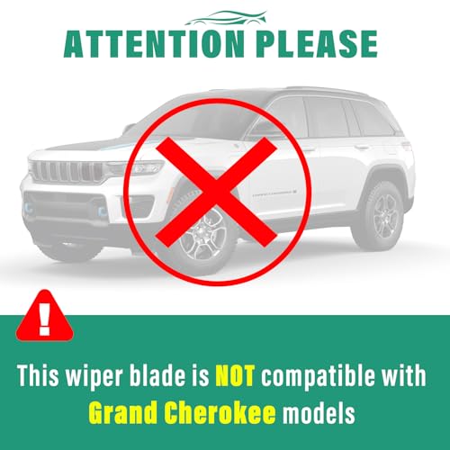 Windshield Wiper Blades Replacement for Jeep Grand Cherokee L