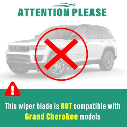 Windshield Wiper Blades Replacement for Jeep Grand Cherokee L