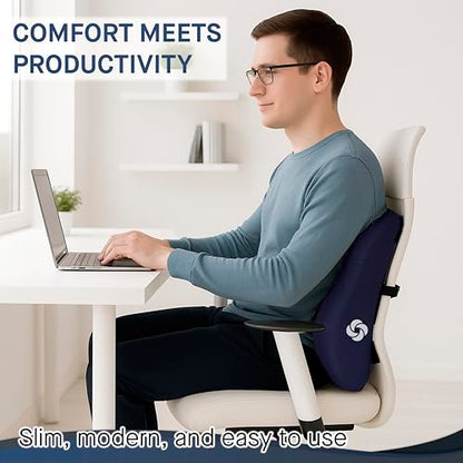 Ergonomic Lumbar Support Pillow for Office Chair and Car Seat
