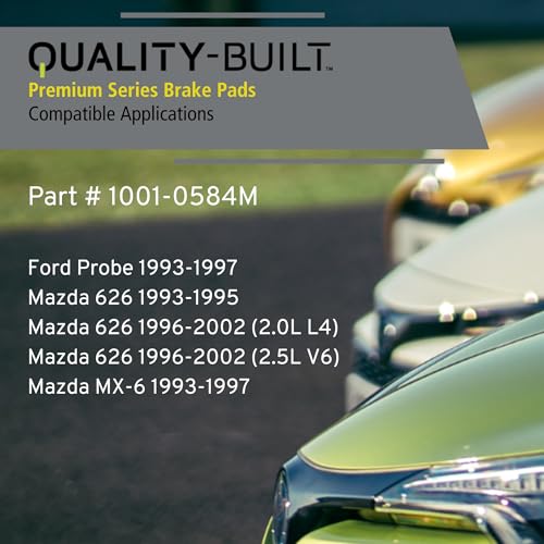 Rear Semi Metallic Brake Pads
