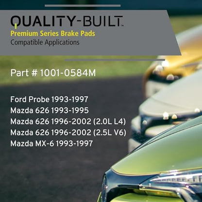 Rear Semi Metallic Brake Pads
