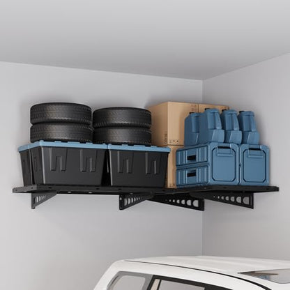 2 Pack 2x4ft Corner Wall Shelving Garage Storage Rack (2 Count)