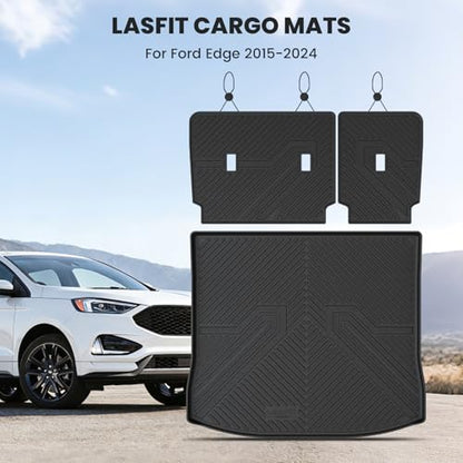Floor Mats&Cargo Backrest Mat for Ford Edge 2015