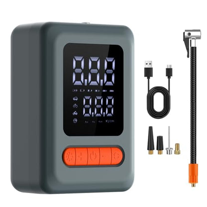 Tire Inflator Portable Air Compressor & Car Jump Starter
