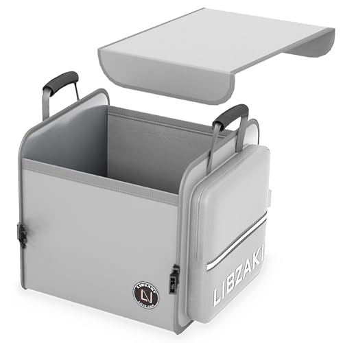LIBZAKI Car Trunk Storage Organizer