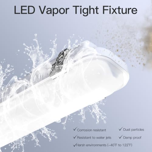 4FT LED Vapor Tight Light Fixture 60W (6 Count)