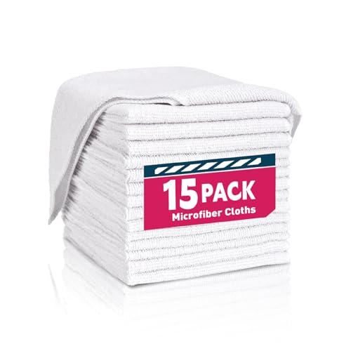 Microfiber Cleaning Cloths (15 Count)