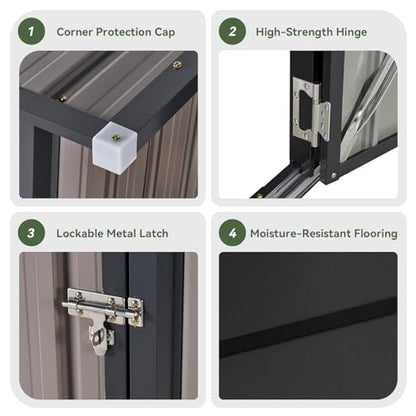 Outdoor Storage Cabinet Shed