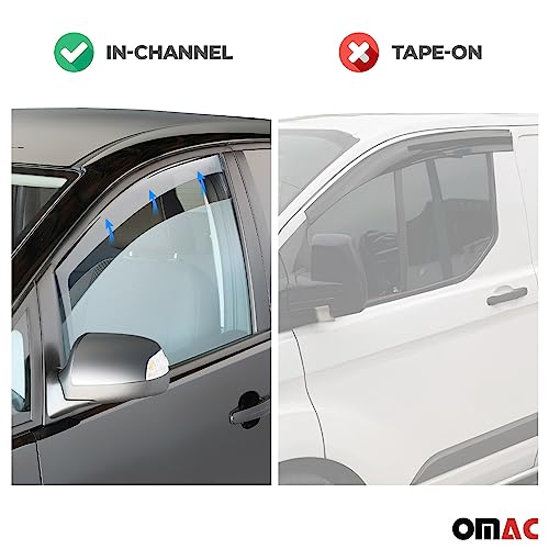 Window Visor Vent Rain Guard Deflector for Honda Civic 2006