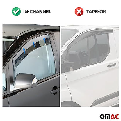 Window Visor Vent Rain Deflector for Hyundai Tucson 2016