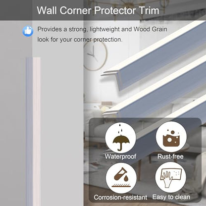 6 Pcs 49" Wall Corner Protector Trim