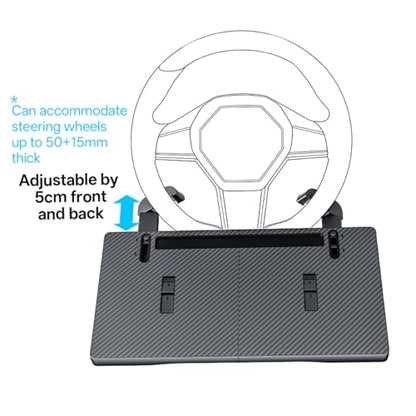 Car Steering Wheel Tray Table & Seat Gap Filler Organizer 2