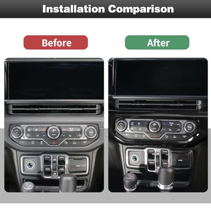 for JL Center Console Headlight Air Conditioning Control Panel & Co