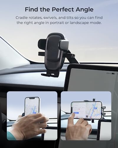 Easy One Touch Advanced Phone Mount for Tesla Model 3 and Model Y Screens
