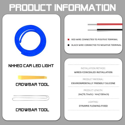 Upgrade Dynamic Flowing Car LED Trunk Light Strip