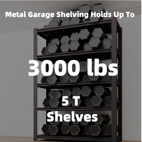5 Tier Heavy Duty Garage Shelving