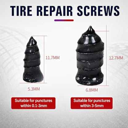 60PCS Tire Repair Rubber Nails Kit (6.4 Ounce)