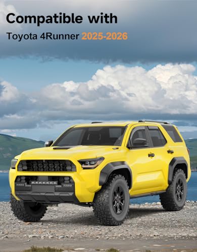 in Channel Window Visors Rain Guards for Toyota 4Runner 2025 2026