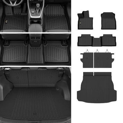 Floor Mats & Cargo Mat & Backrest Mat Custom for Toyota RAV4 PHEV 2026