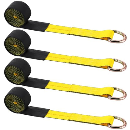 8 Pack 2" x 8ft Lasso Tow Truck Straps with D Ring 11 (8 Count)