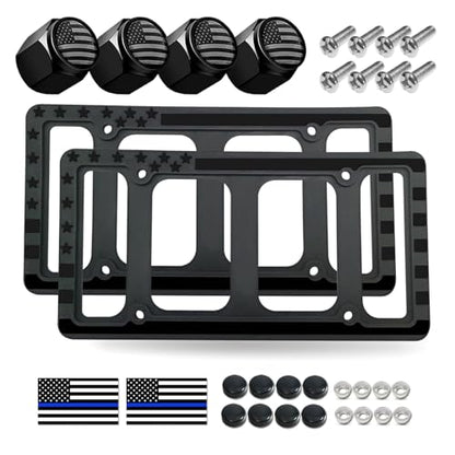 Silicone License Plate Frames American Flag