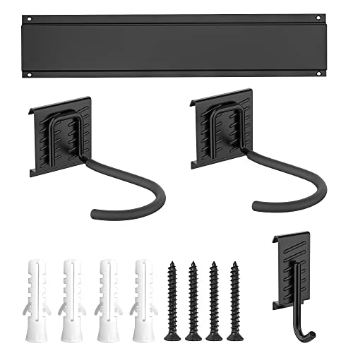 Bike Rack Garage Bike Rack Wall Mount for 2 Bicycle and 1 Helmet