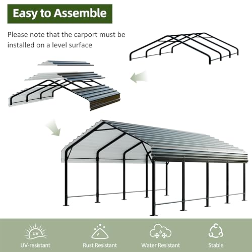 Carport 12X20 FT Metal Carports