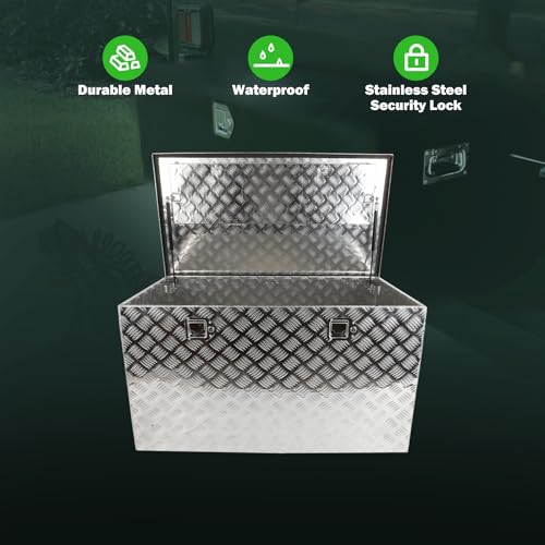 44 Inch Aluminum Diamond Plate Truck Bed Tool Box