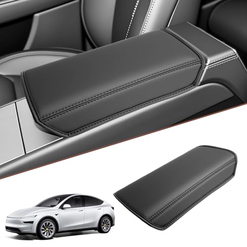 for 2025 2026 Tesla Model Y Armrest Cover for 2025 2026 Tesla Model Y Center Console Cover Tesla Model Y 2025 2026 Accessories Console Cushion 2025 2026 Model Y Seat Box Cover [Durable