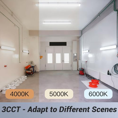 4FT LED Vapor Tight Light Fixture 60W (6 Count)
