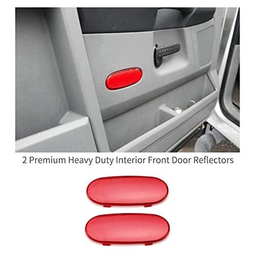 Front Interior Door Panels Reflector for Dodge Ram 1500 2002