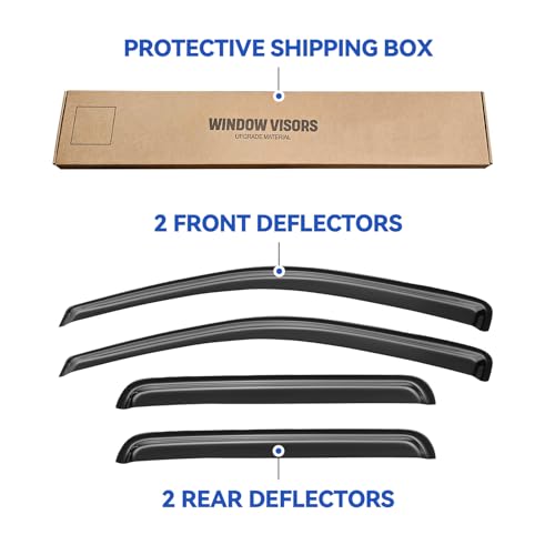 Window Visors Rain Guards for 1999