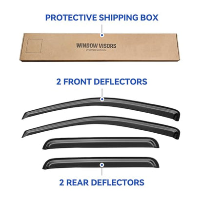 Window Visors Rain Guards for 1999