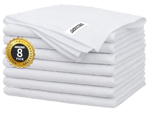White Microfiber Cleaning Cloth (8 Count)