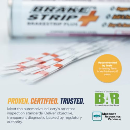 100 Double Ended Brake & Coolant Test Strips