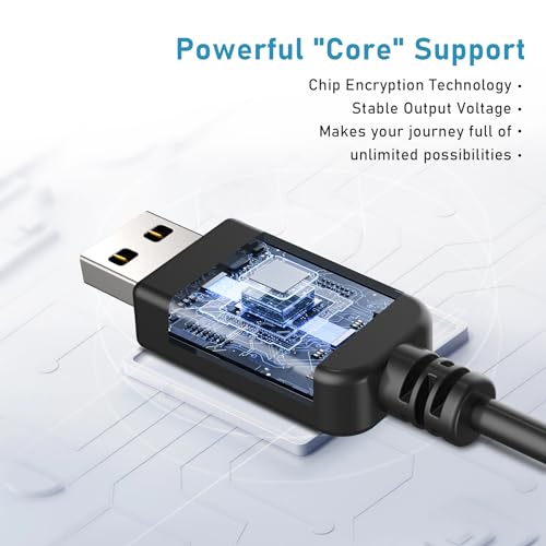USB to DC3.5 Radar Detector Power Cord (3.3 Foot)