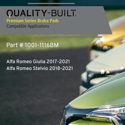 Front Semi Metallic Brake Pads