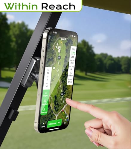 Magnetic Golf Cart Phone Holder for EZGO Club Car Yamaha