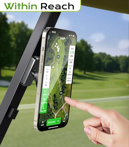 Magnetic Golf Cart Phone Holder for EZGO Club Car Yamaha